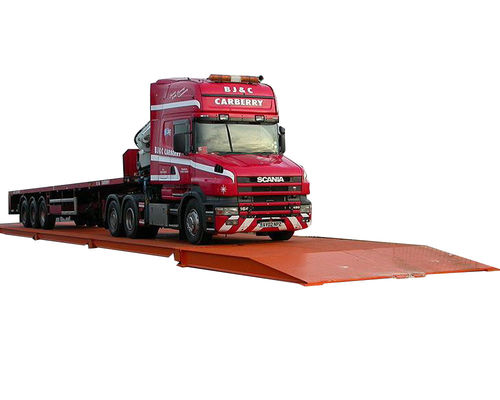 China 3*6m Electronic Truck Scale , 10 Ton Surface Mounted Weighbridge For Trucks supplier