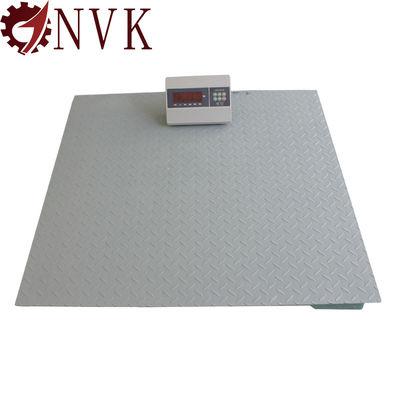 China Rechargeable Battery Powered 3T Digital Floor Scale 1.2*1.2m Gray Color supplier