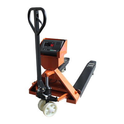 China Vibration Resistant Hand Pallet Truck 1 Ton Capacity Type For Warehouse supplier
