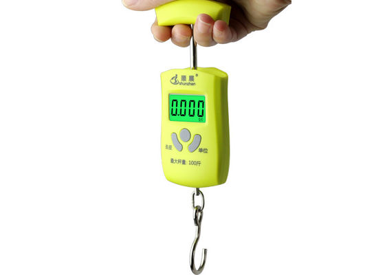 China 0.01kg Accuracy Hand Held Luggage Weighing Scale With T Design supplier