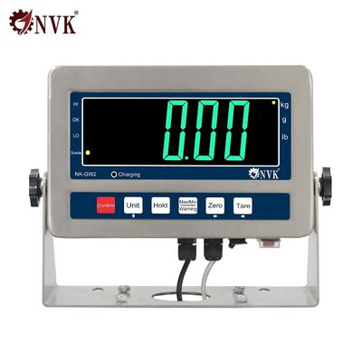 China Large LED Display Stainless Steel Waterproof Digital Weighing Indicator for Floor Scales supplier