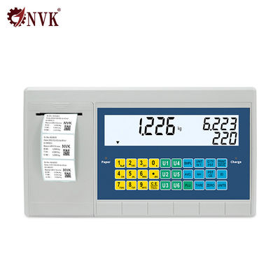 China Counting Indicator Display Label Printer Digital Weighing Indicator with Label Printer for Floor Scales Bench Scale Indi supplier