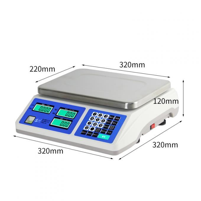 Sensitive Digital Counter Weighing Scale OIML III Class For Industry