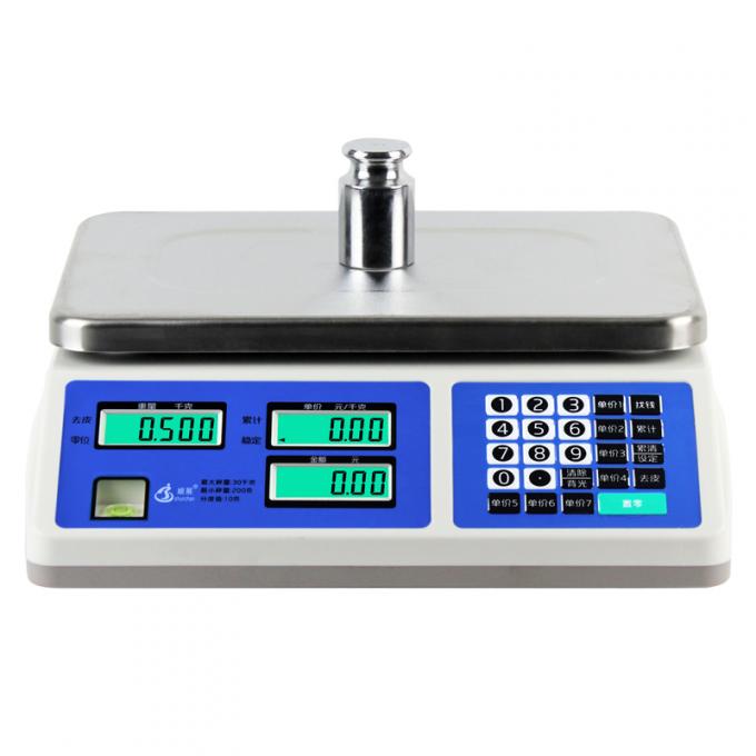 Sensitive Digital Counter Weighing Scale OIML III Class For Industry