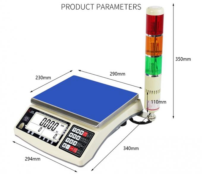 Industrial Grade Digital Counting Scale Portable With Weight Alarm Prompt