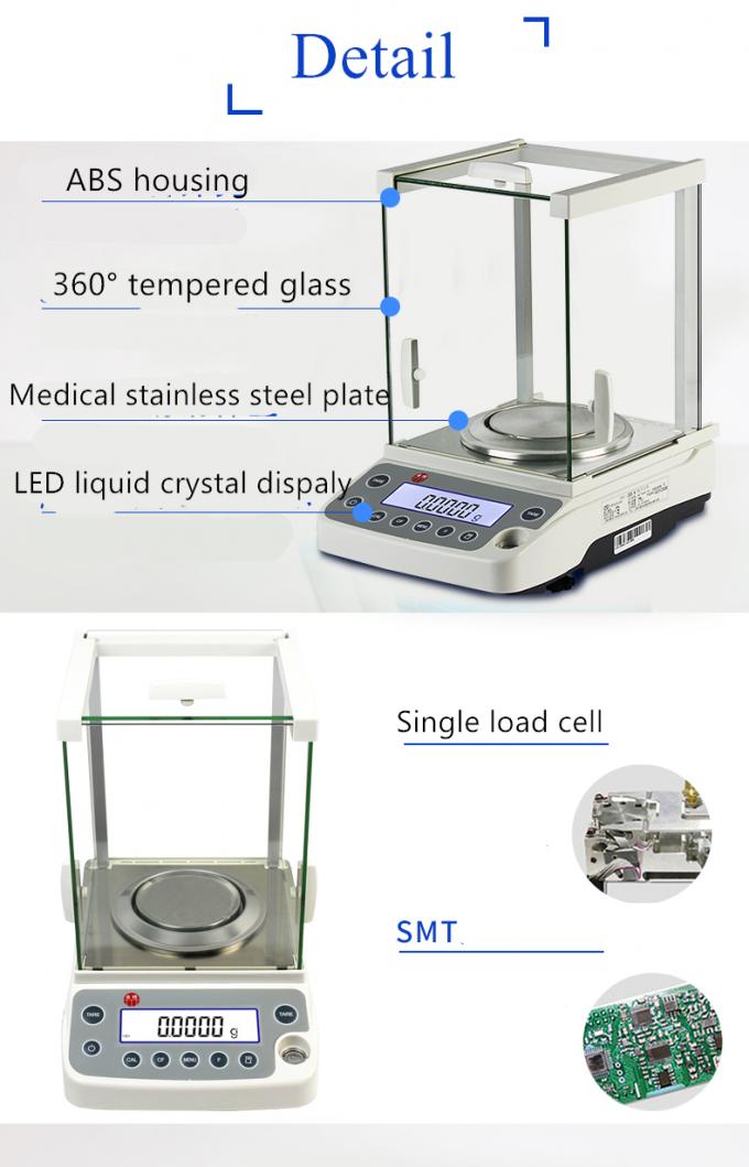 High Precision Electronic Balance , Sensitive Laboratory Balance Scale