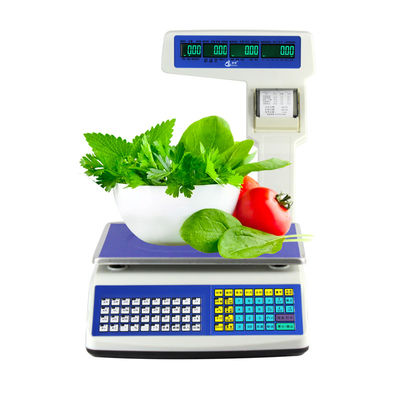 China Rechargeable Electronic Digital Weighing Scale , 30kg Barcode Weight Machine supplier