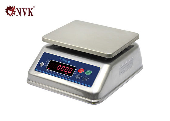 30kg Waterproof Stainless Steel Scale IP68 Weighing Scale For Seafood Market