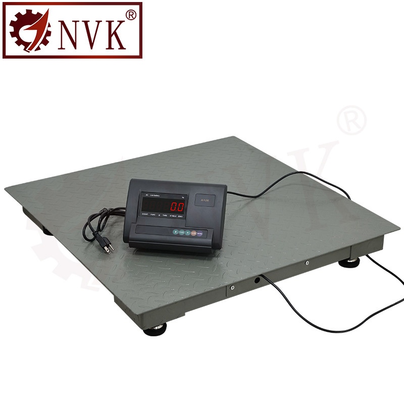 High Strength Steel Digital Floor Scale , Custom Made Floor Weighing Scale