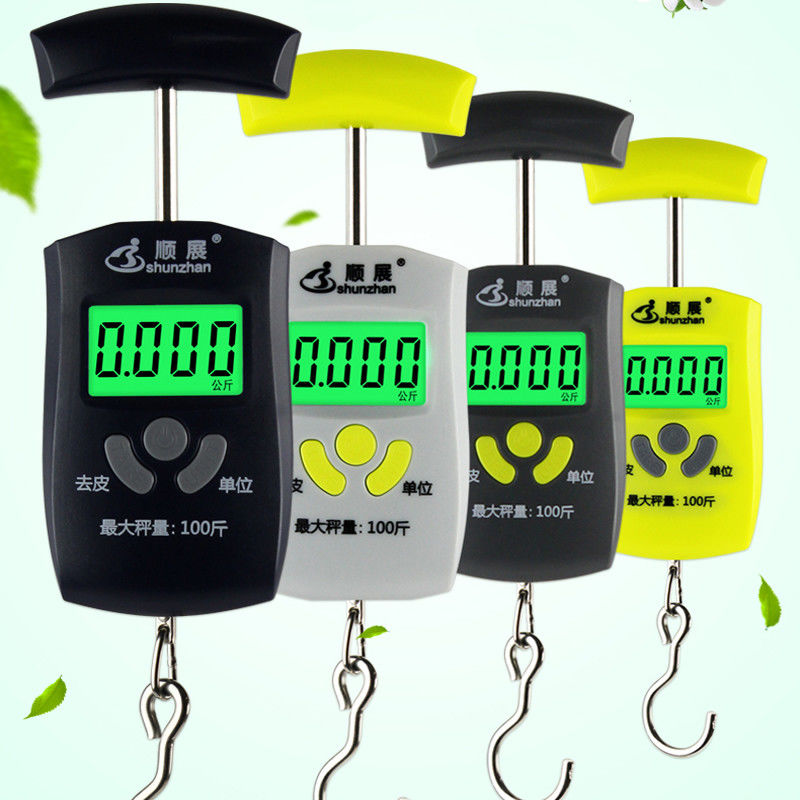 Airport Portable Digital Luggage Scale Energy Saving With LCD Display
