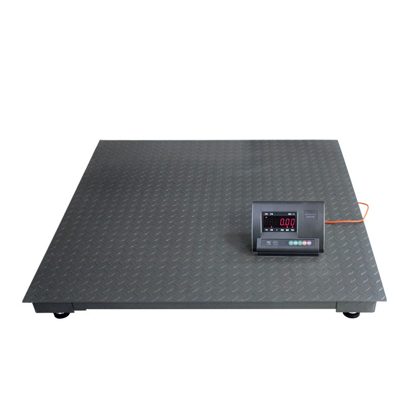 High Strength Steel Digital Floor Scale , Custom Made Floor Weighing Scale