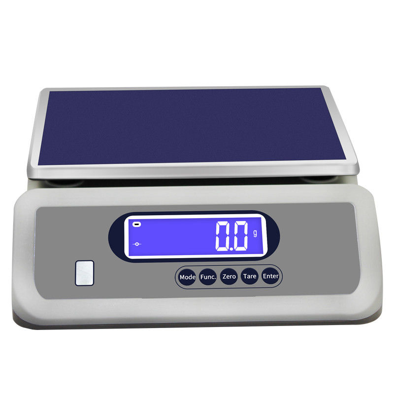 White Digital Counting Scale Electronic Digital Weighing Scale LCD Display