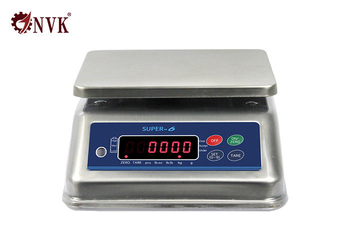 30kg Waterproof Stainless Steel Scale IP68 Weighing Scale For Seafood Market