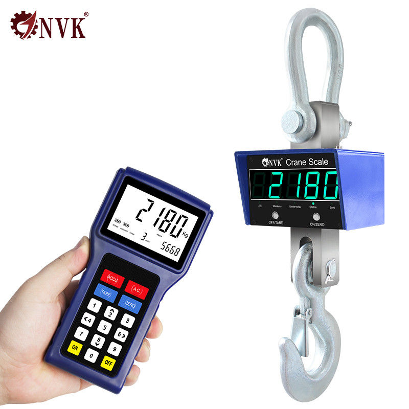 1/2/3/5/10T Industrual Hook Digital Hanging Scale Remote Control Hanging Weighing Scale