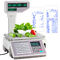 Double Screen Barcode Weight Machine , APP Control Label Printing Scale supplier